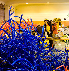 atelier participatif sculpture ballons