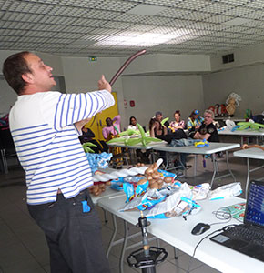 atelier participatif sculpture ballons